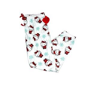 Hello Kitty Christmas Pajama Pants Size Large